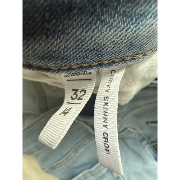 Loft Curvy Skinny Crop Jeans  14/32 - Picture 3 of 5